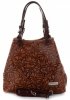 Bőr táska shopper bag Vittoria Gotti barna V80049